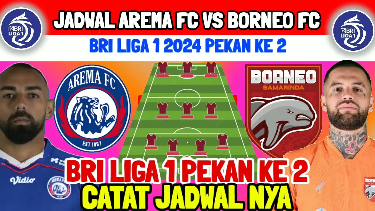 Jadwal Arema Liga 1 2024