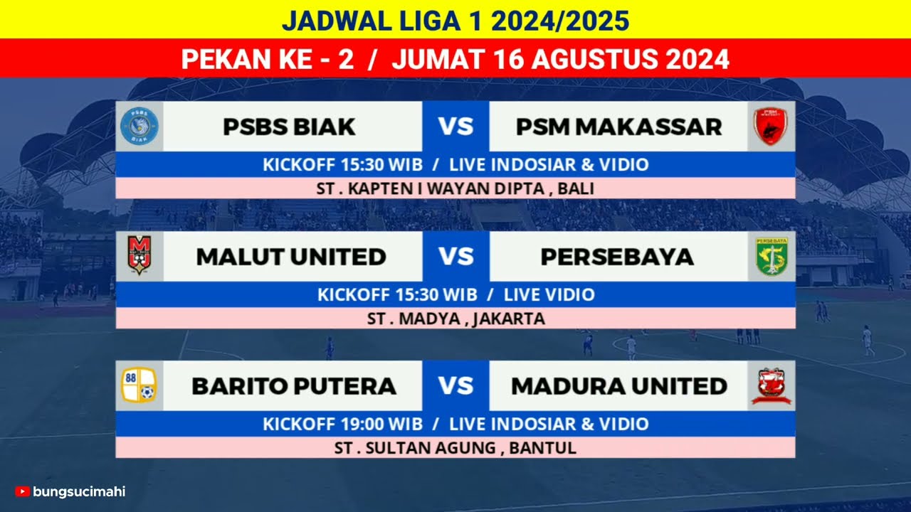 Jadwal Persik Liga 1